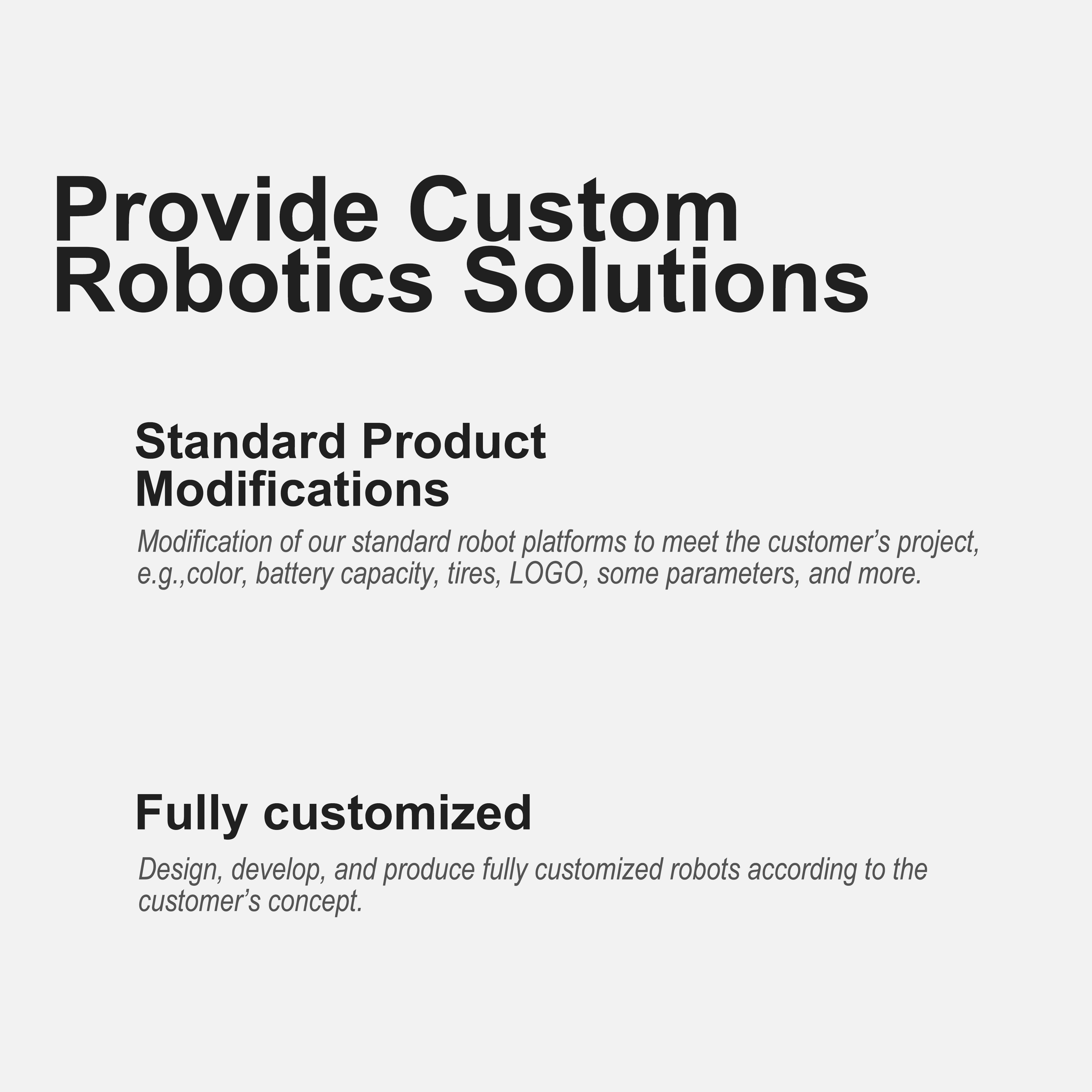 STEM Custom Robotics Solutions