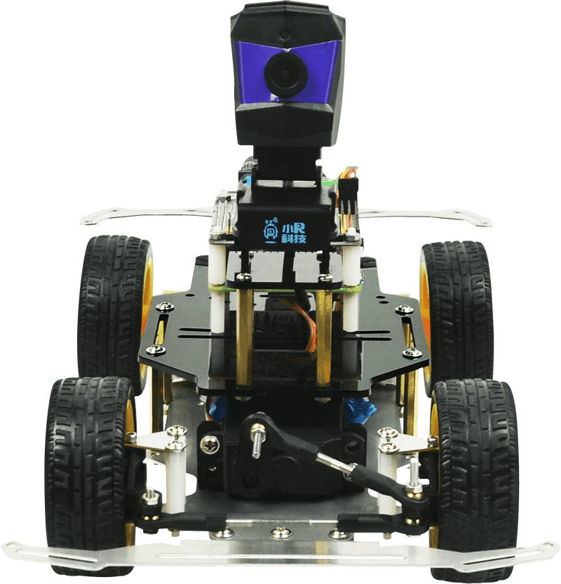 XR-F1  Raspberry Pi deep learning Programmable Self Driving Smart Robot Car another angle