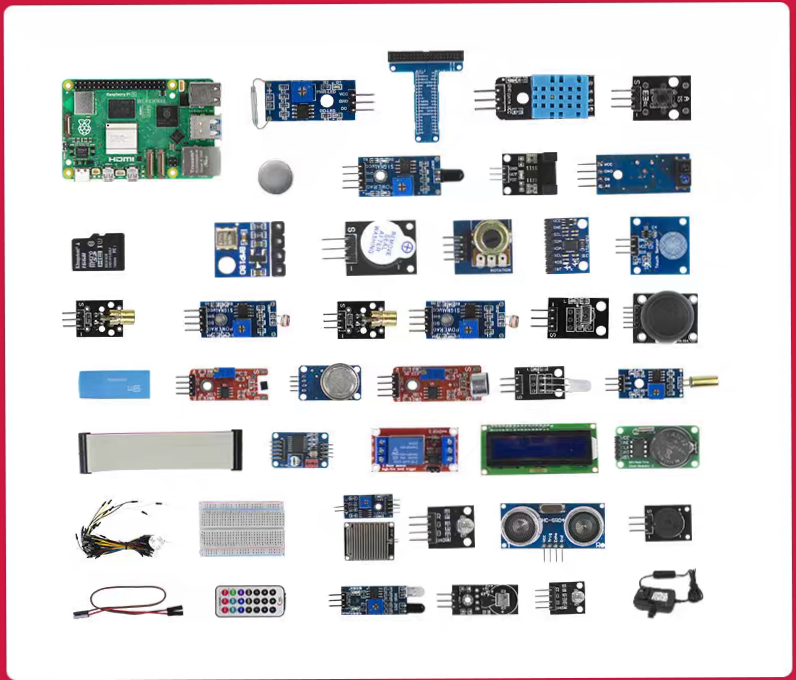 Raspberry Pi 5 development board sensor 4G/8G optional kits different accessories for choice)
