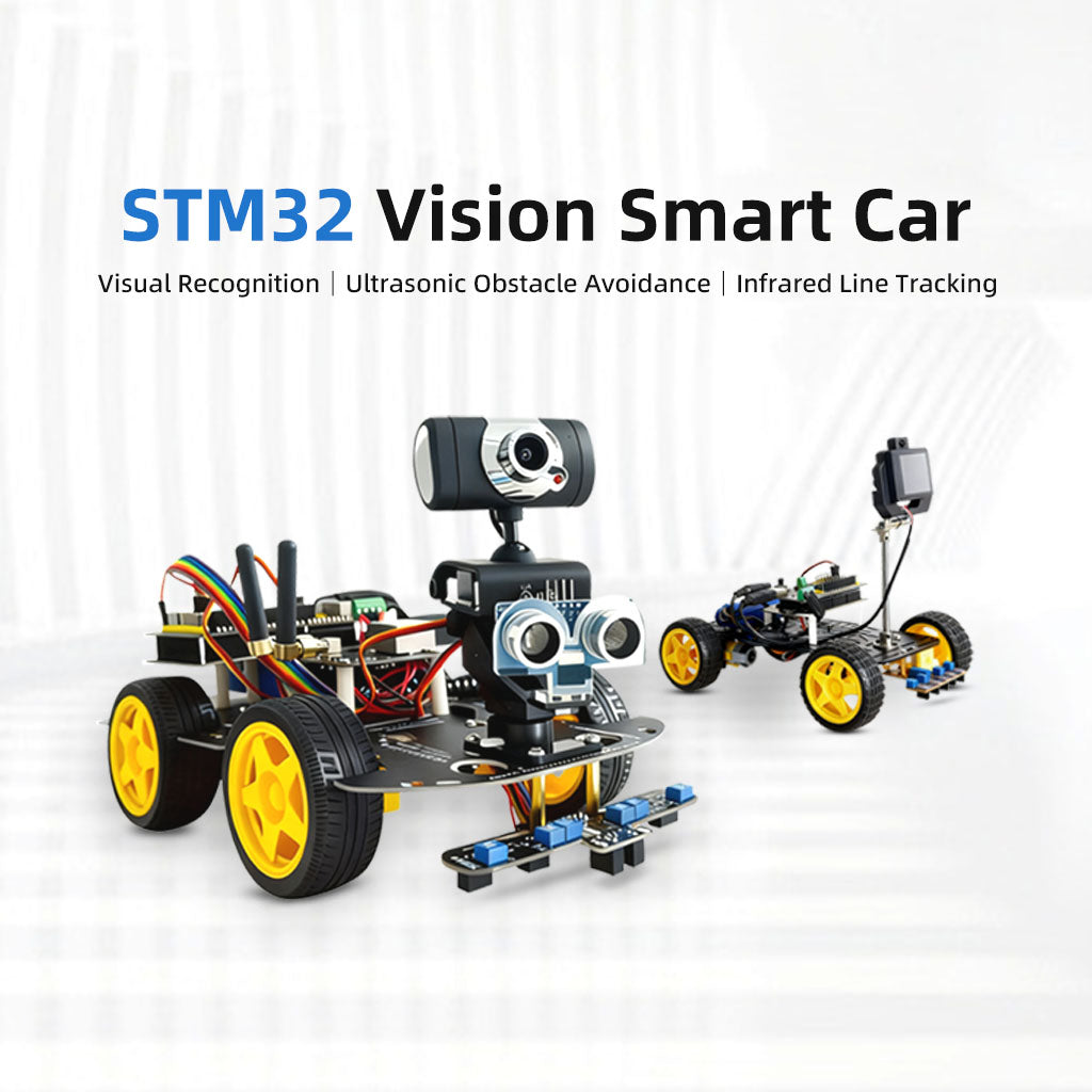 STM32 DS Robot Car Kit Smart Programmable Robot for Line Following Obstacle Avoidance | XiaoR GEEK