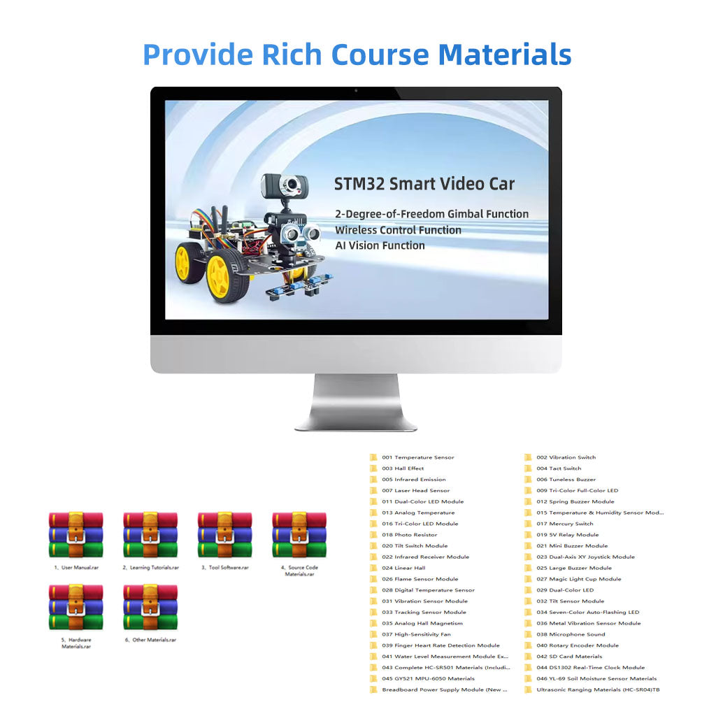 STM32 DS Robot Car Kit Smart Programmable Robot for Line Following Obstacle Avoidance | XiaoR GEEK