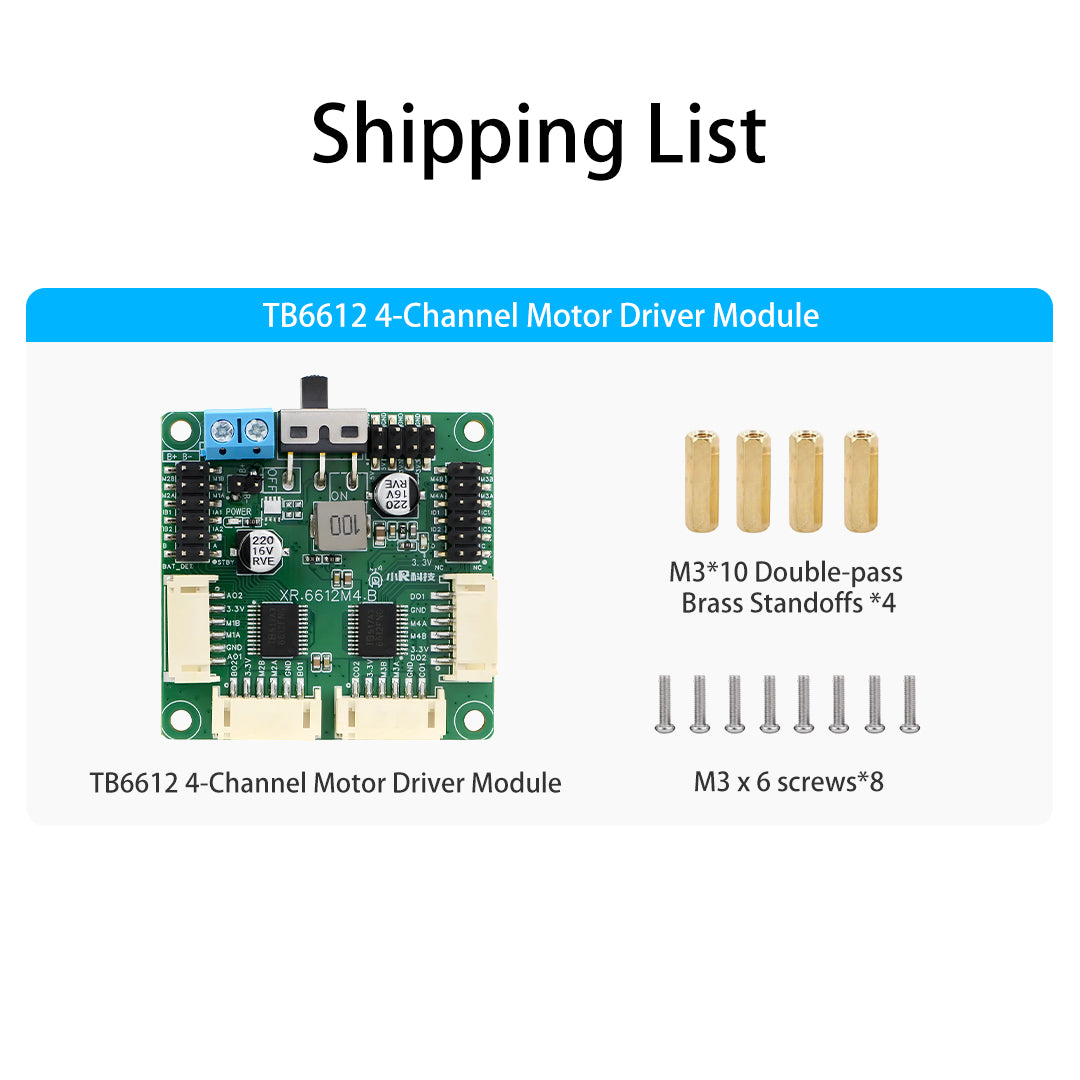 TB6612 4-Channel Motor Driver Module