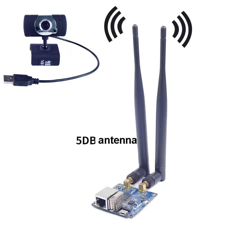 Dual antenna WiFi image transmission module Openwrt7620 routing XRbot-Link5.0