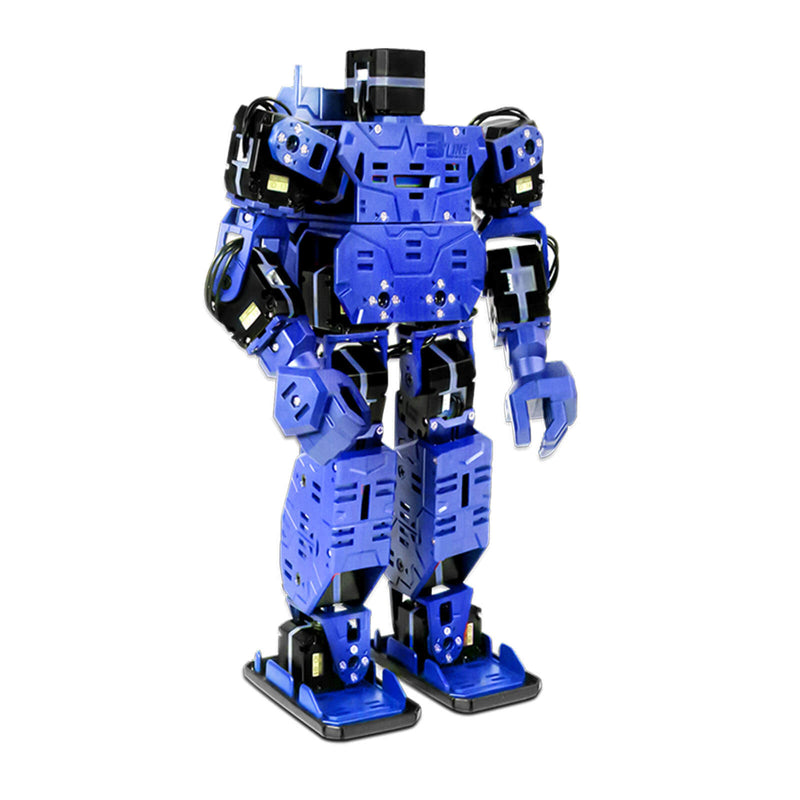 Blue Bionic Programmable Smart Humanoid Robot, Smart Boxing Football Dancing Robot