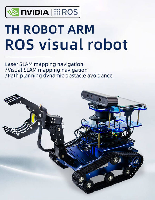 Jetson Nano TH ROBOT arm ROS visual robot car
