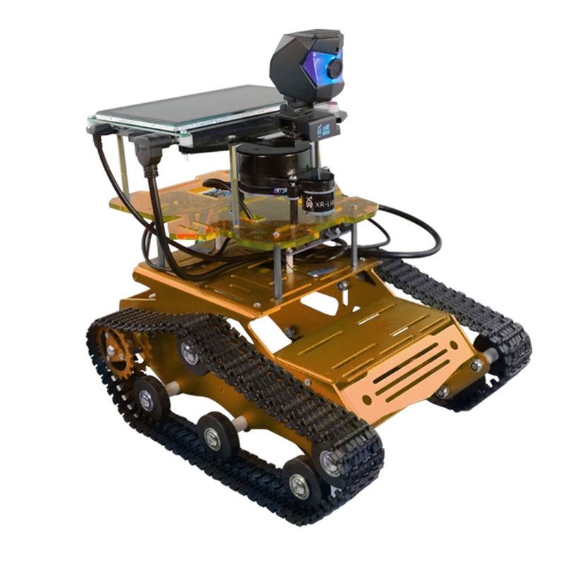 XiaoR Geek NVIDIA Jetson NANO AI SLAM LIDAR ROS programmable Smart Robot Tank Car kits