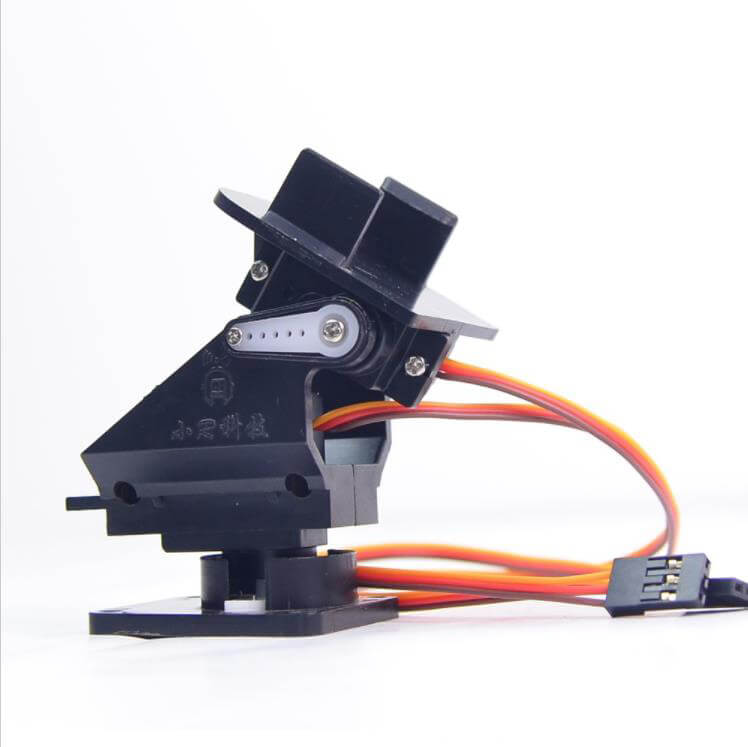 XiaoR GEEK FPV Zweiachsen-Servo-PTZ speziell für Roboterautos (nicht zusammengebaut)