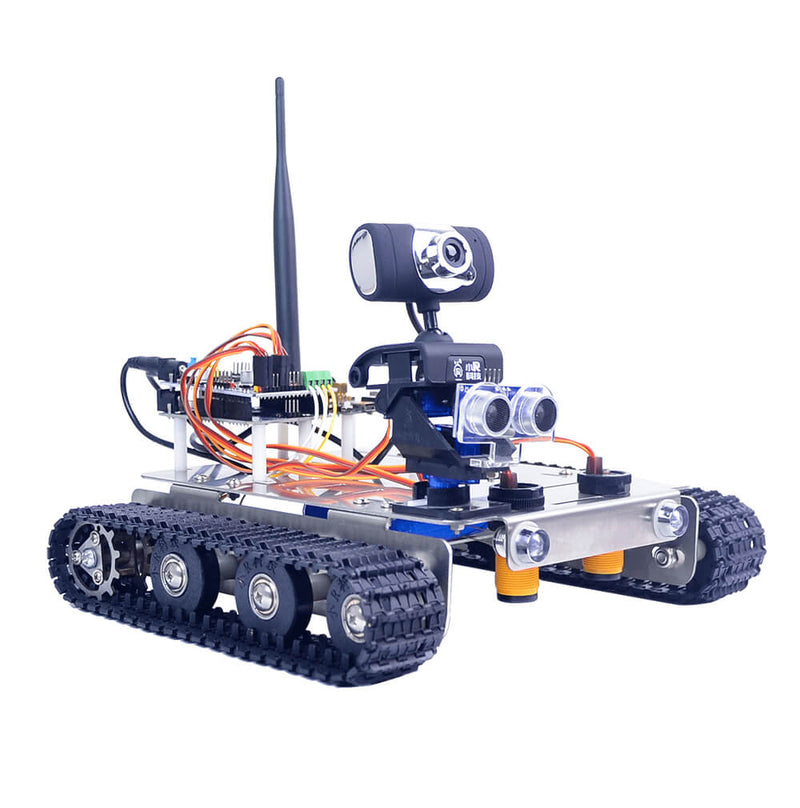 XiaoR GEEK DIY GFS tanque/coche robot programable inteligente con kits de desarrollo Arduino UNO 