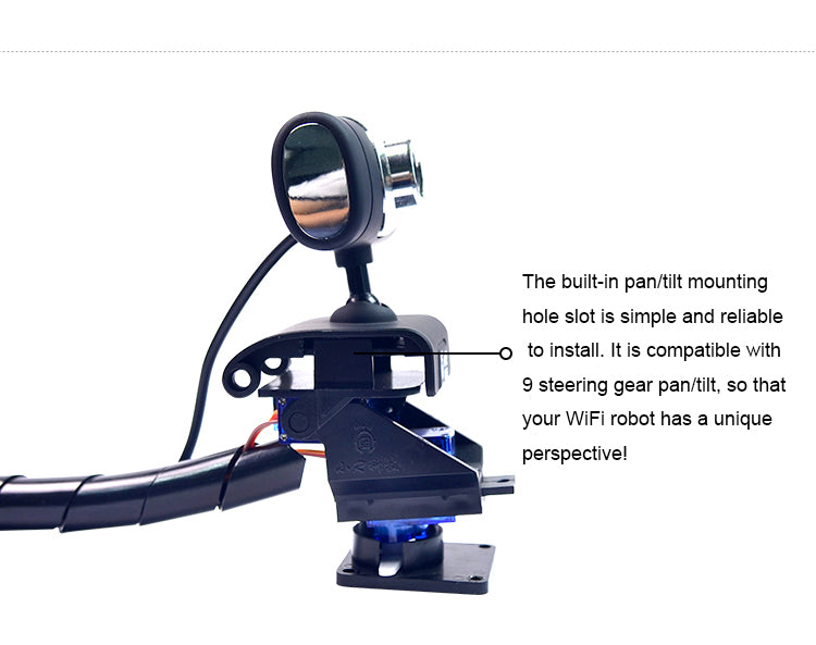 480p plug-in camera for robot