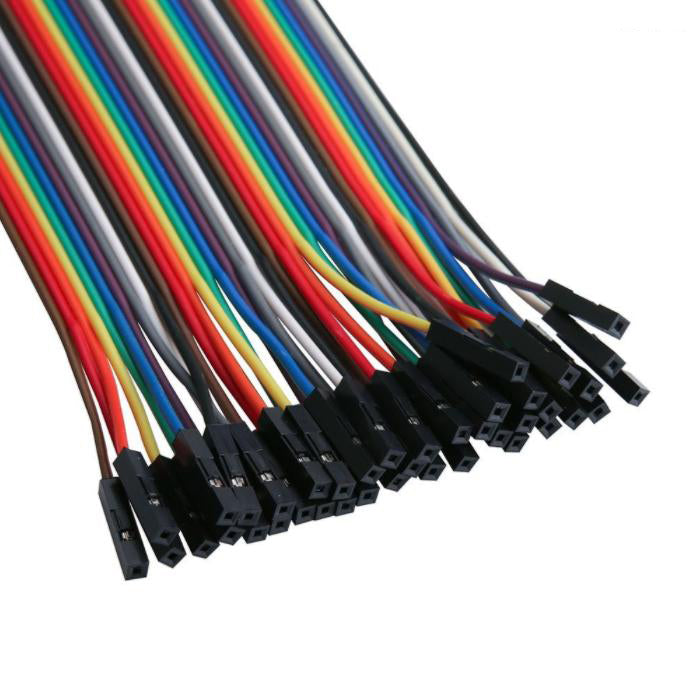 XiaoR GEEK 120 Stück Breadboard-Überbrückungsdrähte, mehrfarbiger Dupont-Draht