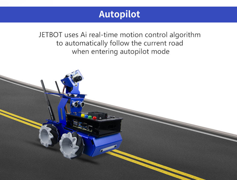 Jet2.0 programmable AI robot car with Jetson nano autopilot