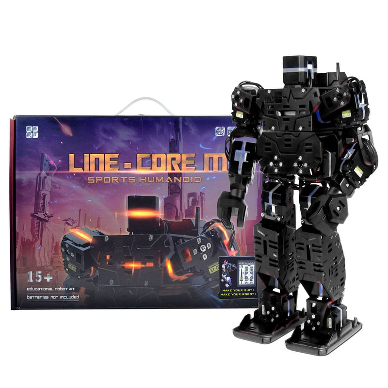 packing box of black Bionic Programmable Smart Humanoid Robot, Smart Boxing Football Dancing Robot