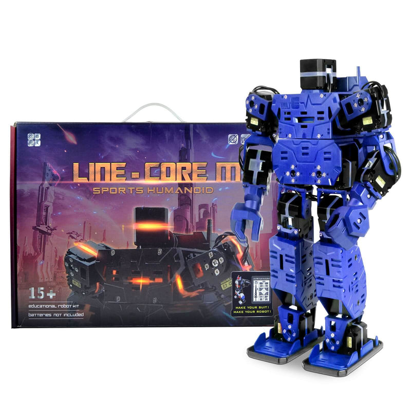 packing box of blue Bionic Programmable Smart Humanoid Robot, Smart Boxing Football Dancing Robot
