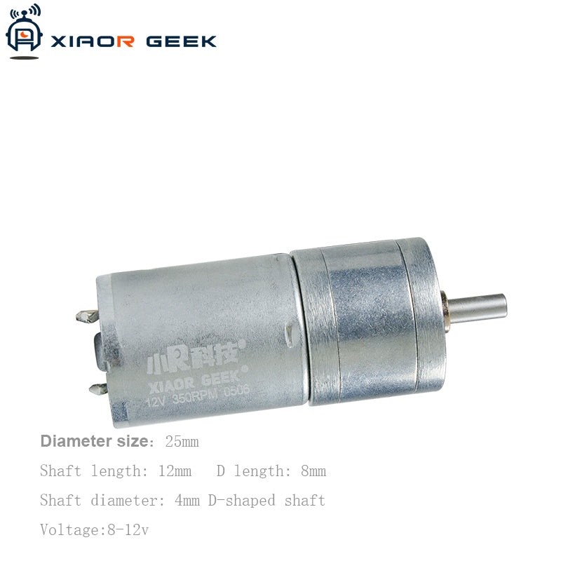 XR25-370 double output shaft strong magnetic high torque permanent magnet DC motor
