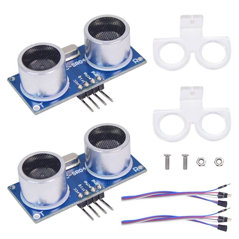 XiaoR Geek 2pcs Ultrasonic Module HC-SR04 Distance Sensor